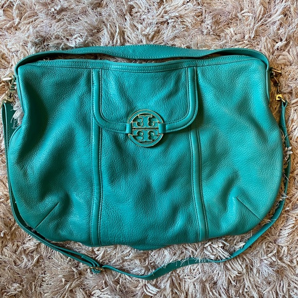 tory burch turquoise bag
